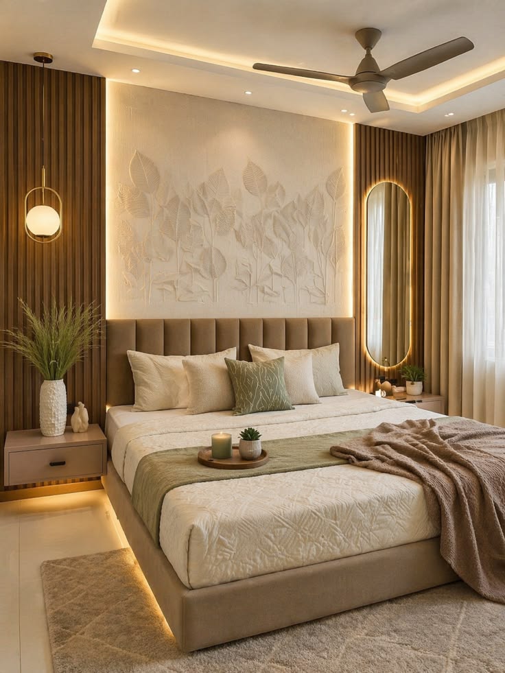 Premium Bedroom Wall Panel